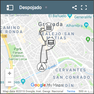 map of despojado