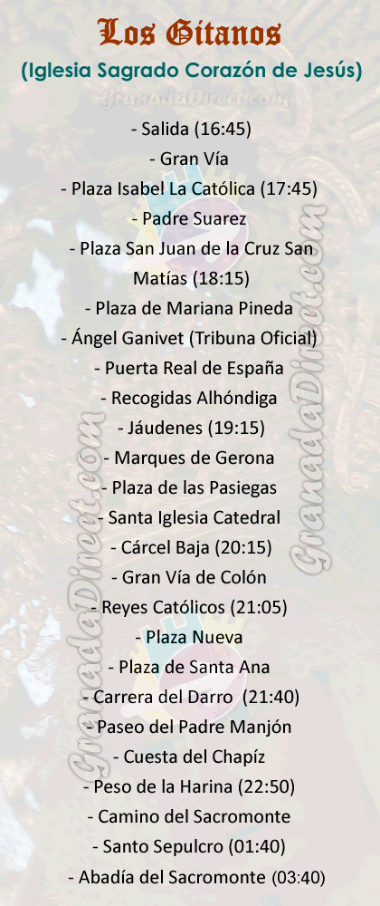 holy wednesday granada gitanos