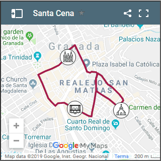 map of santa sena