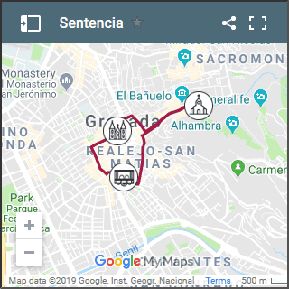 map of sentencia