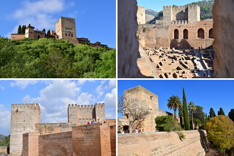 alcazaba of the alhambra in granada