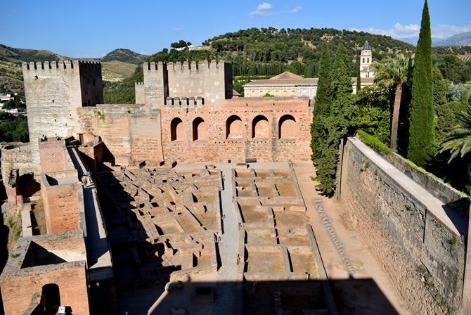 alcazaba the military area of the alhambra
