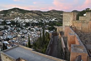 alcazaba fortress included in the alhambra main visit