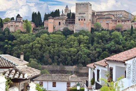 alhambra from albaicin street