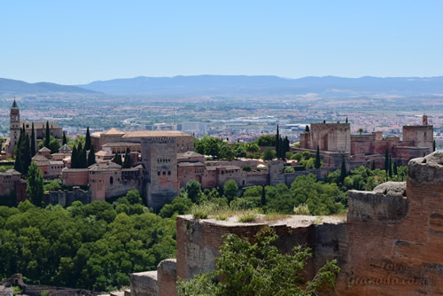 alhambra from ancient wall