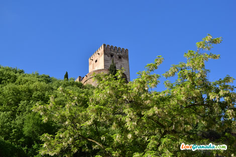 alhambra autumn view