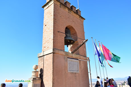 bell tower flags