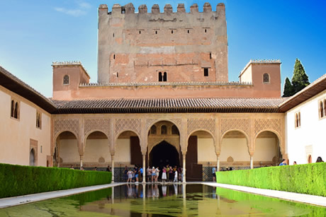 comares tower from interior