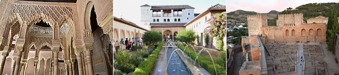 guide tour of the generalife, nadrid palaces and alcazaba