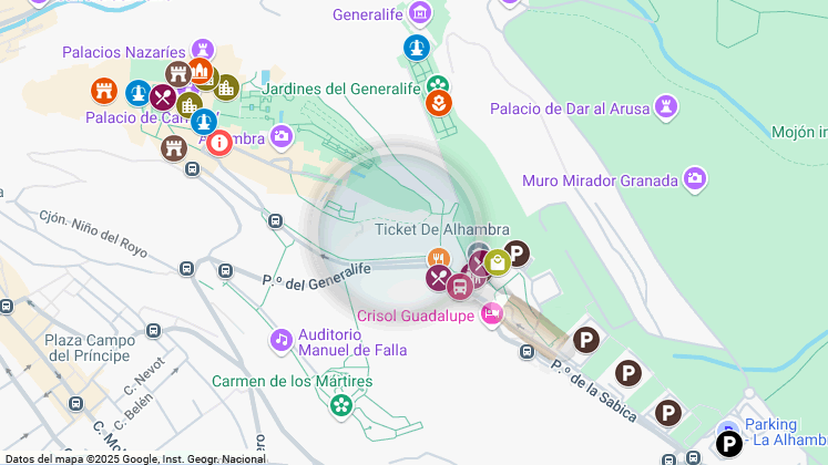 map of alhambra buidings