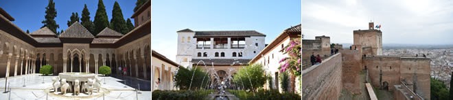 visit to the nazari palaces, the generalife and the alcazaba