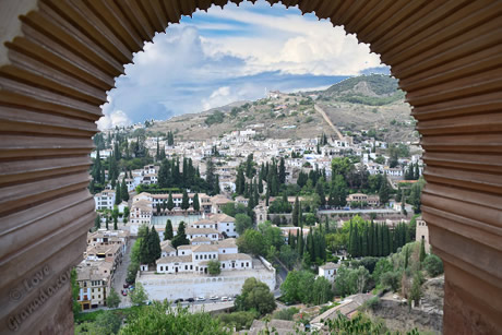 view of alabaicin from aprtal arch