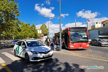 route 33at the front of busstation