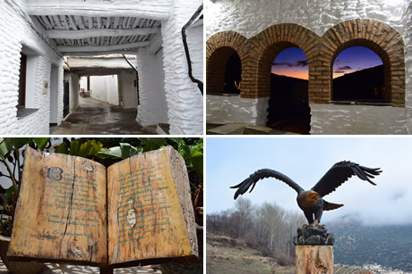 a witch in a cave next to the soportujar represents part of the alpujarra's history