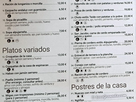 Alpujareño dish at Teide restaurant in Bubion