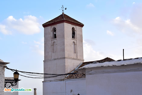 camapanario of the church of capileira