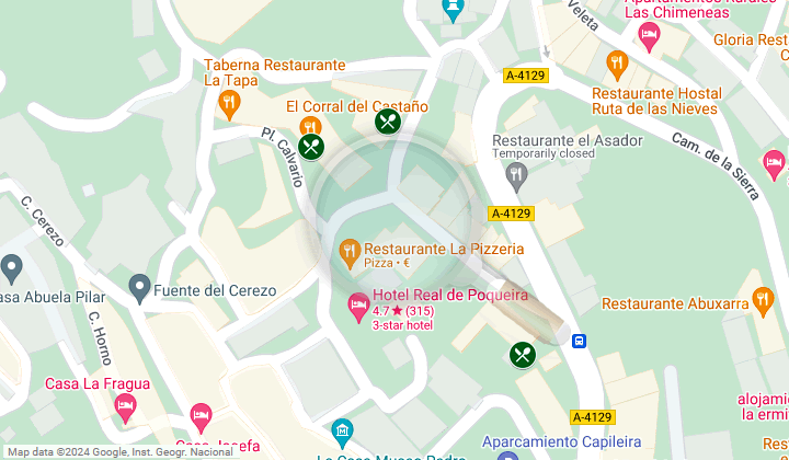 location map of capileira restaurants