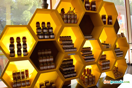 interior of the honey museum of the alpujarra