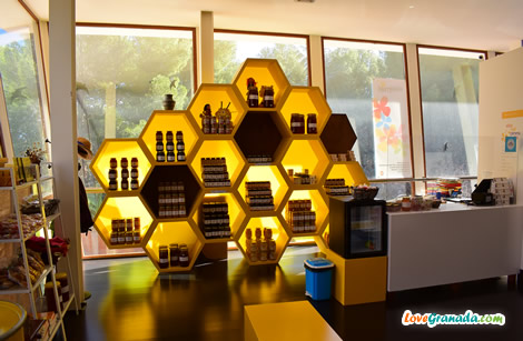 interior of honey museum