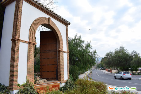 alpujarra highway on the way to lanjaron