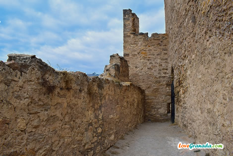interior of the castle of lanjaron