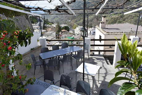 small terace in castano restaurant