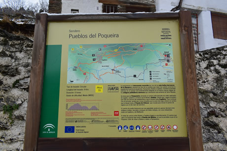 sing with several hiking routes