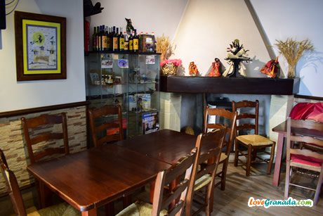 interior of bar correillo