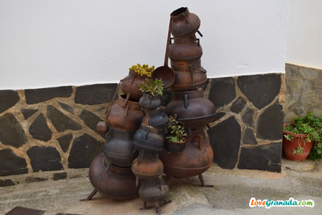magic cauldrons in one of the streets