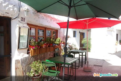l atelier restaurant in mecina