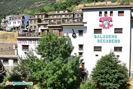 ham of trevelez sign in the middle neighborhood