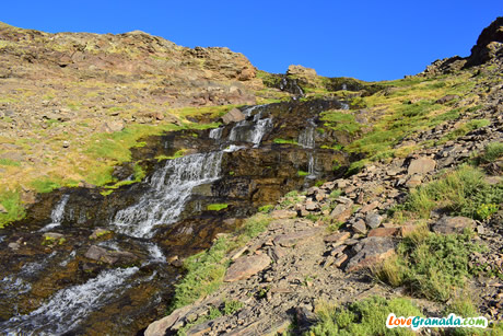 waterfall in sierra nevada