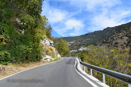 road which leads to alpujarra villages