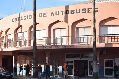 bus station in teh almuñecar
