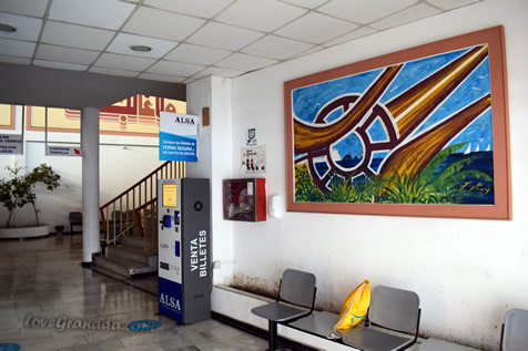 vending machne in almunecar bus station