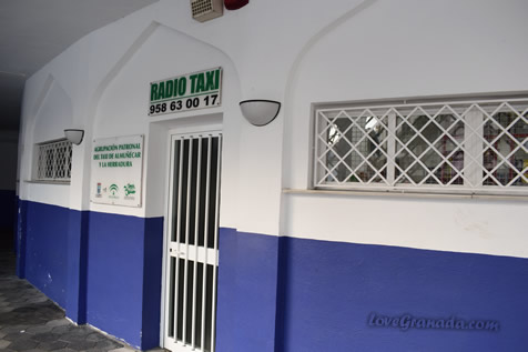taxi ticket office in almunecar bus station