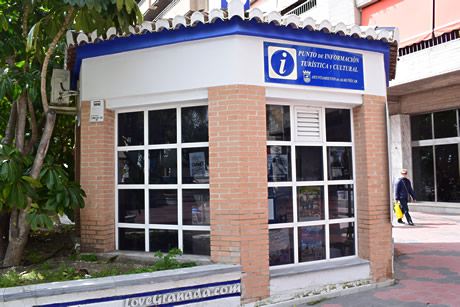 entrance to the tourist office in almunecar