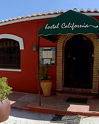 entrance to the hostel in almuñecar near the beach