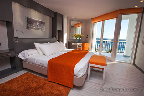 luxury room in almuñecar playa hotel