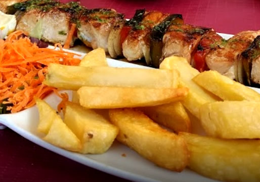 barbeque in the restaurant in andalusi