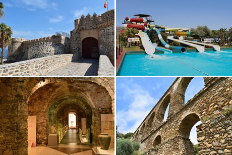 one of the places to see in almunecar, majuelo with castle view
