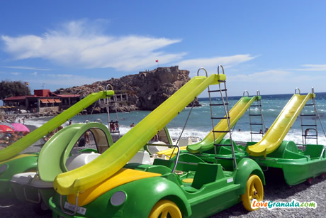 slides in guardia beach