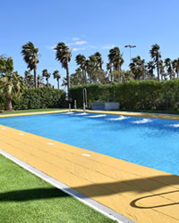 campsites on the tropical coast of granada