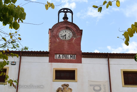 clock on the roof of the casa palma