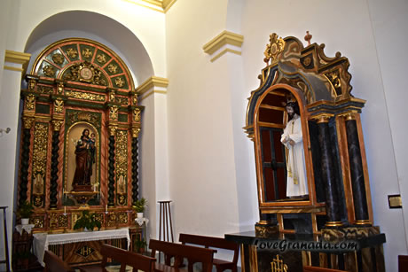 interior of the iglesia de encarnation of motril
