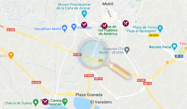map of the best restaurants in motril