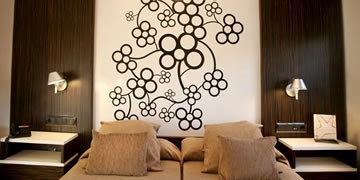 hotel room with bed in motril