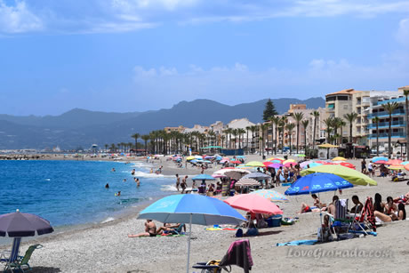 beach of torrenueva in motril area