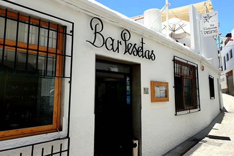 restaurant pesetas in salobreña