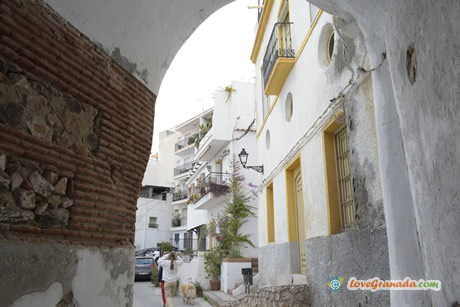bobeda, passageway of salobreña